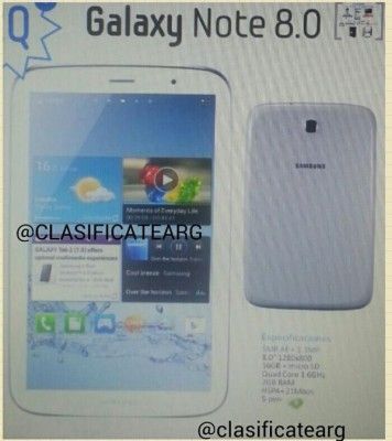 Samsung Galaxy Note 8 foto filtrada