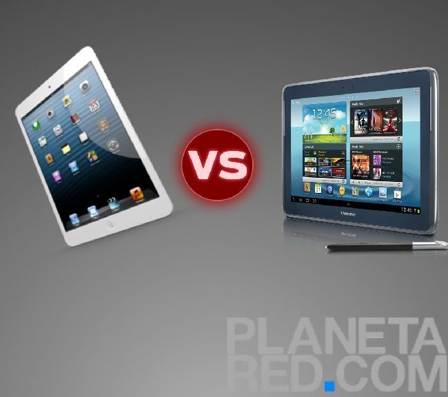 iPad Mini vs Samsung Galaxy Note 8
