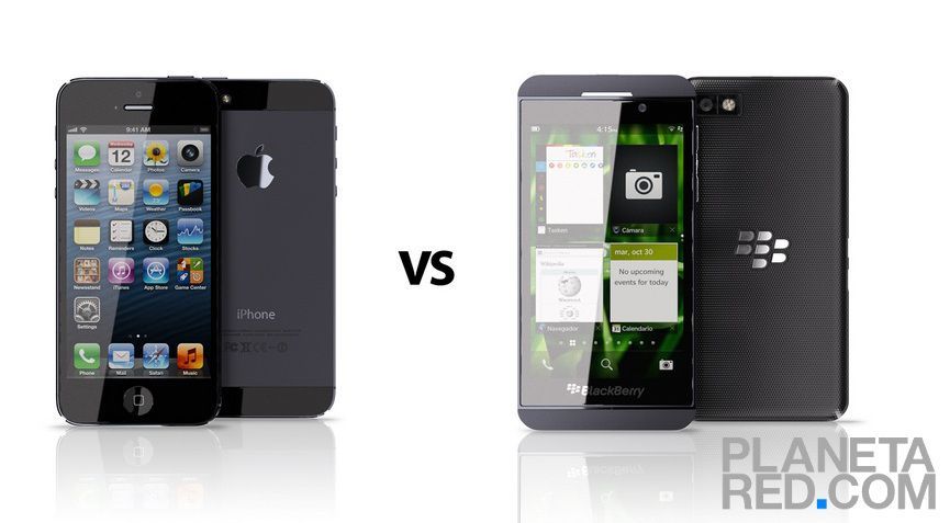 Blackberry Z10 vs iPhone 5