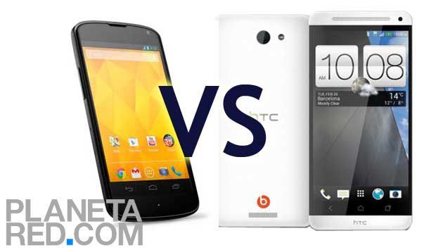 HTC M7 vs Nexus 4