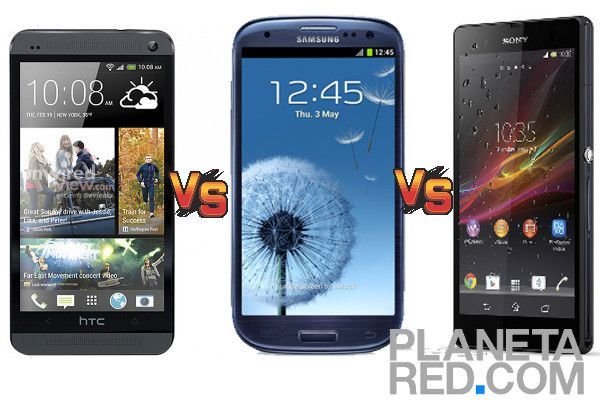 HTC One vs Sony Xperia Z vs Samsung Galaxy S3