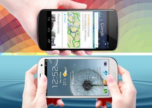 Nexus 4 vs Samsung Galaxy S3