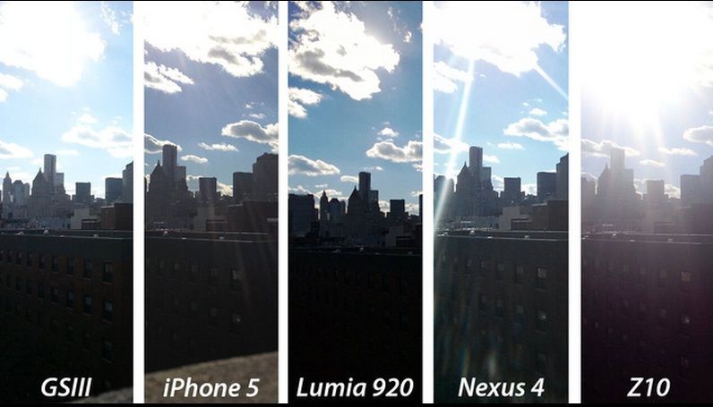 Nokia Lumia 920 vs BlackBerry Z10 vs Samsung Galaxy S3 vs iPhone 5 vs Nexus 4