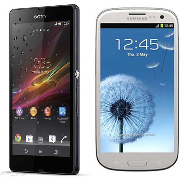 Sony Xperia Z y Samsung Galaxy S3