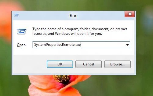 SystemPropertiesRemote Windows 8
