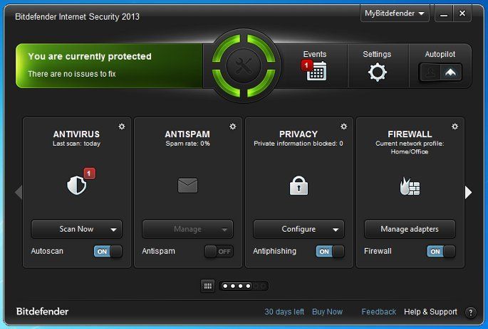 Bitdefender Internet Security 2013 - 01