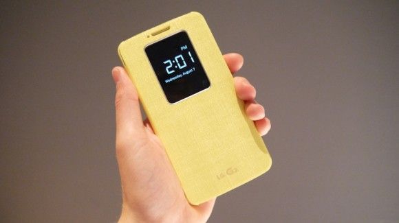 LG G2 con Cover QuickWindow