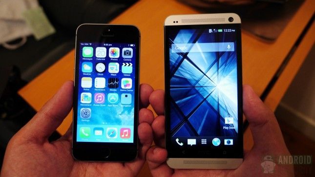 HTC One vs iPhone 5