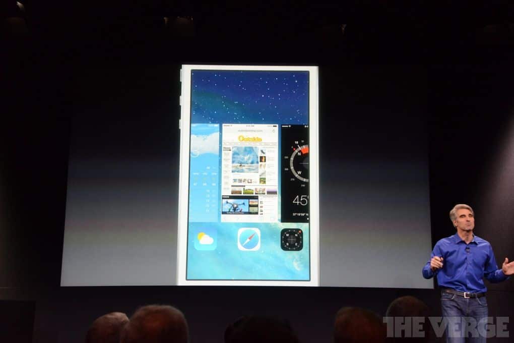 Nos presentarón la gestión de la multitarea de iOS 7