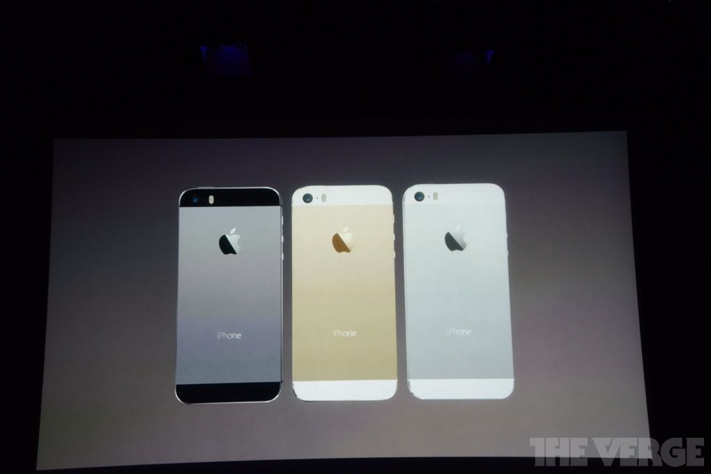 Colores disponibles del iPhone 5S