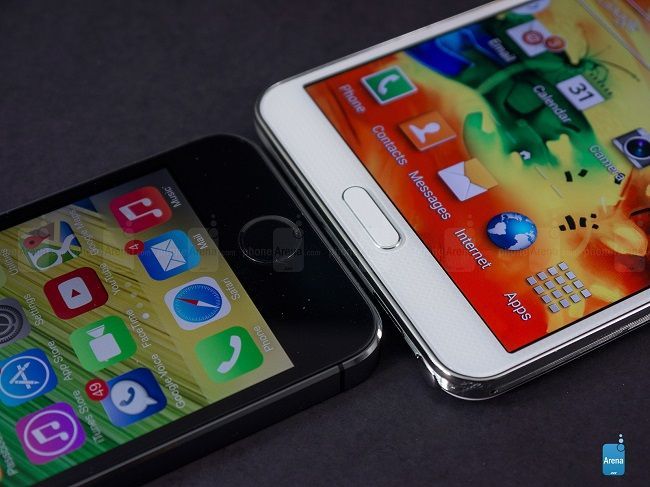 Samsung Galaxy Note 3 vs iPhone 5S