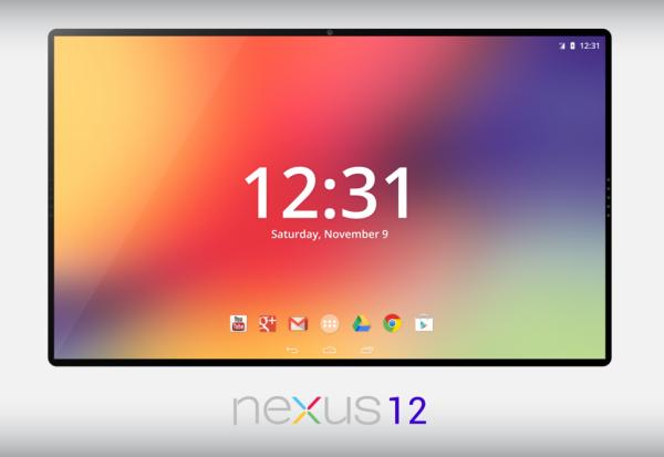 Concepto del nuevo Nexus 12