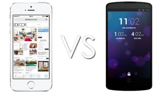 Nexus 5 vs. iPhone 5s