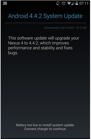Android 4.4.2 empieza  a llegar a todos los Nexus