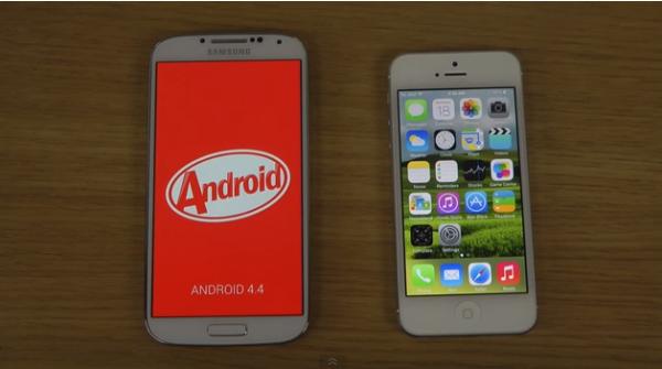 Android 4.4 KitKat vs iOS 7.1 Beta 2, test de velocidad