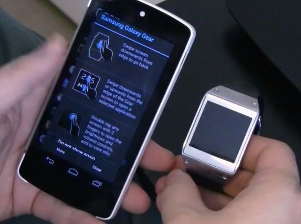 Nexus 5 aparece en vídeo sincronizado con Galaxy Gear