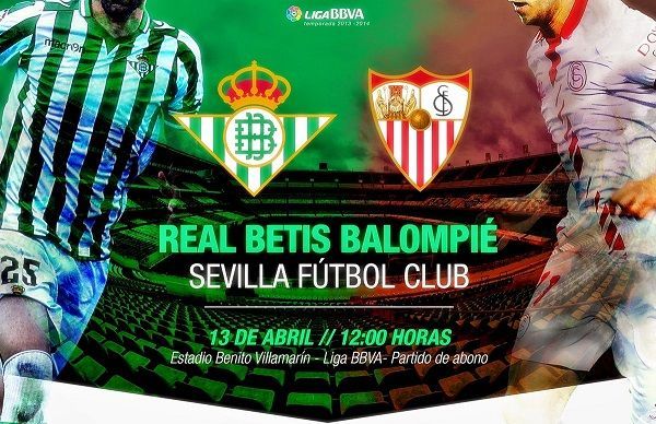 Como ver el Betis vs Sevilla online el Domingo de Ramos vía móvil y tablet