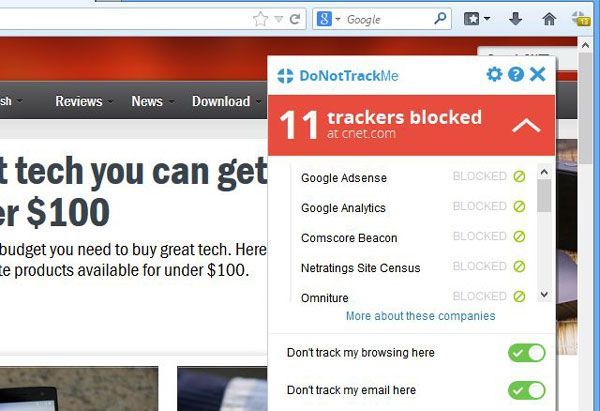 DoNotTrackMe-Trackers-Blocked-Popup