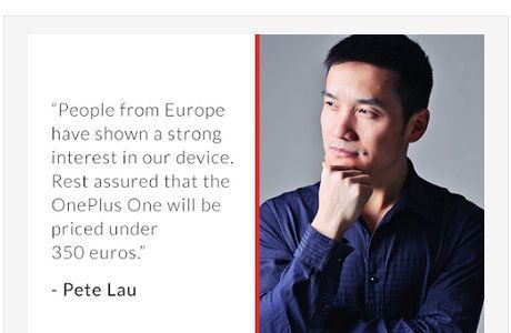 OnePlus One disponible en Europa por menos de 350 euros