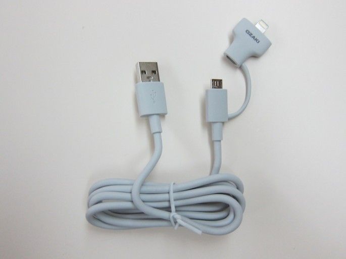 Ozaki O!Tool: cable 2 en 1 micro USB y Lighting certificado por AppleB Apple