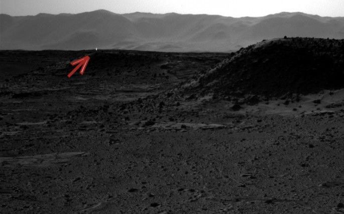 Luz captada por el Rover de la NASA