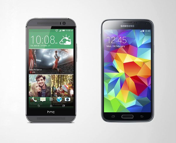 Galaxy S5 y HTC One M8