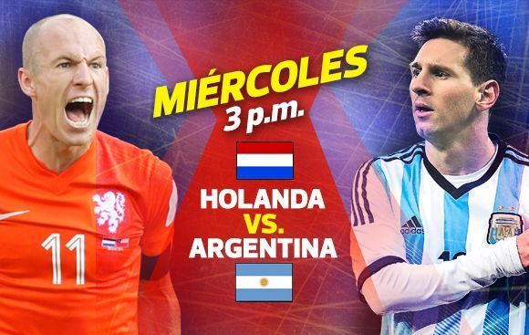 Ver online la semifinal (Argentina vs Holanda) del mundial