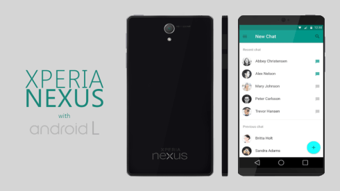 Sony Xperia Nexus con Android L, un concepto posible