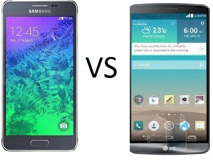 Samsung Galaxy Alpha vs Lg g3