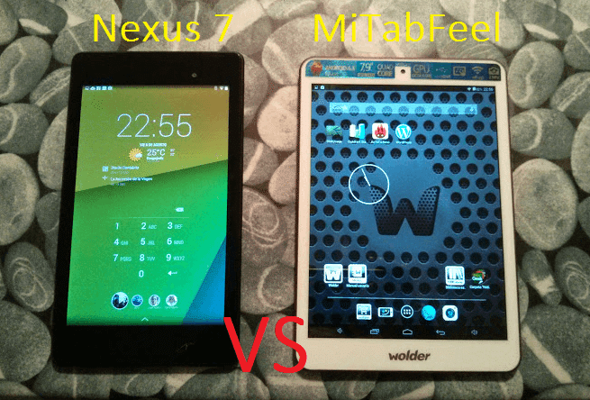 Wolder MiTabFeel vs Nexus 7 2013