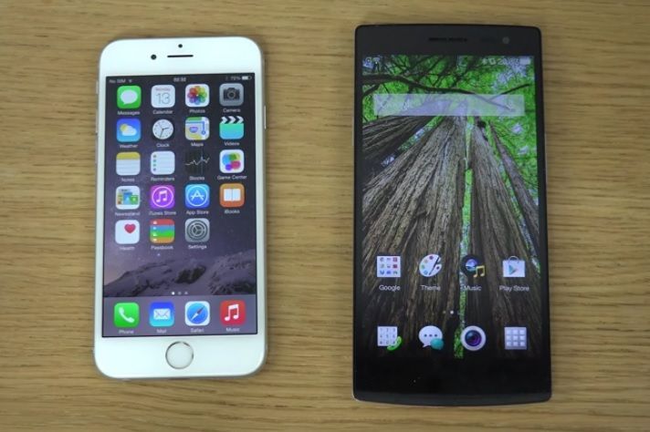 iPhone 6 vs Oppo Find 7