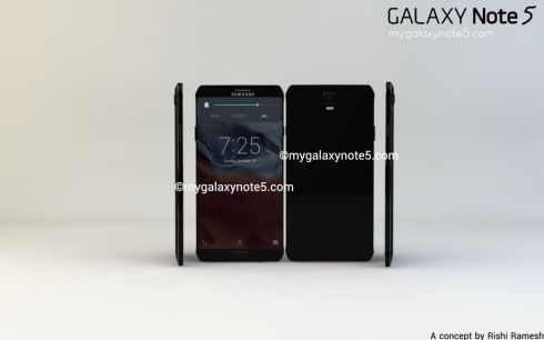 El Samsung Galaxy Note 5 mantiene el S-Pen en este concepto