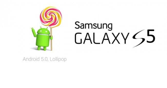 Lollipop Galaxy S5