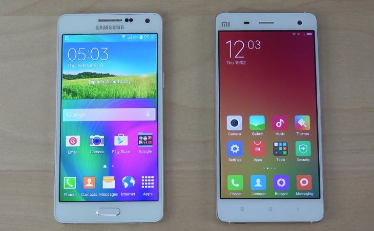 Samsung-Galaxy-A5 vs Xiaomi-Mi4