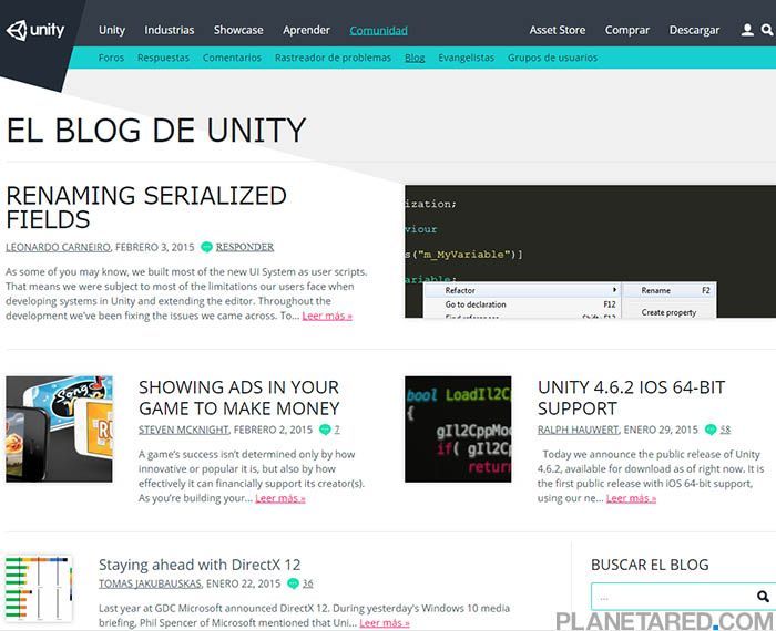 Unity blog