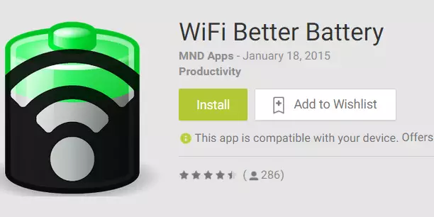 Wifi Better Batery, la app que ahorra batería