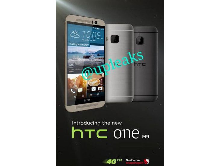 HTC One M9, aparecen nuevos render algo decepcionantes