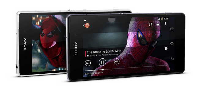 Resolución del Sony Xperia Z2