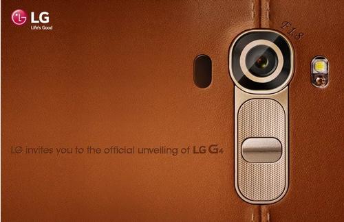 El LG G4 será lanzado oficialmente el 28 de Abril de este año