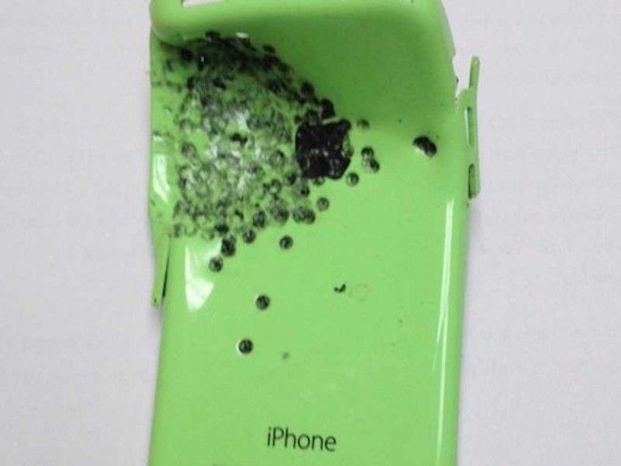 Imagen del iPhone 5C dañado