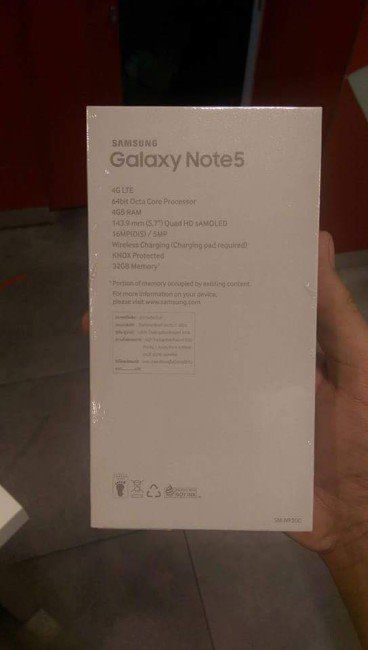 Samsung Galaxy Note 5, caracteristicas confirmadas