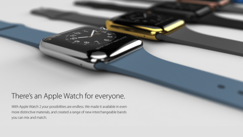 Apple Watch 2, ¿podría ser así?