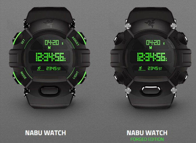 Razer Nabu Watch y  Razer Nabu Watch  Forged Edition