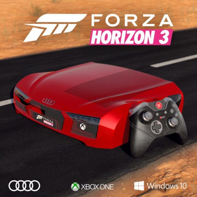 Xbox One S Audi R8 Edition