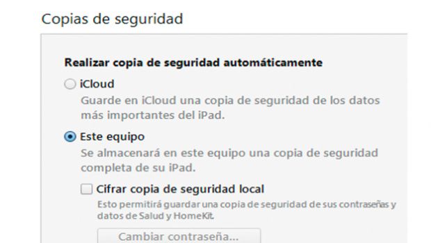 Cómo hacer Backup de iPhone, iPad o iPod Touch con iTunes