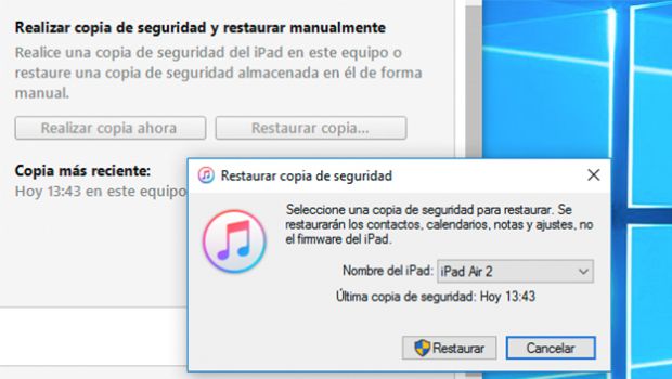 Cómo hacer Backup de iPhone, iPad o iPod Touch con iTunes