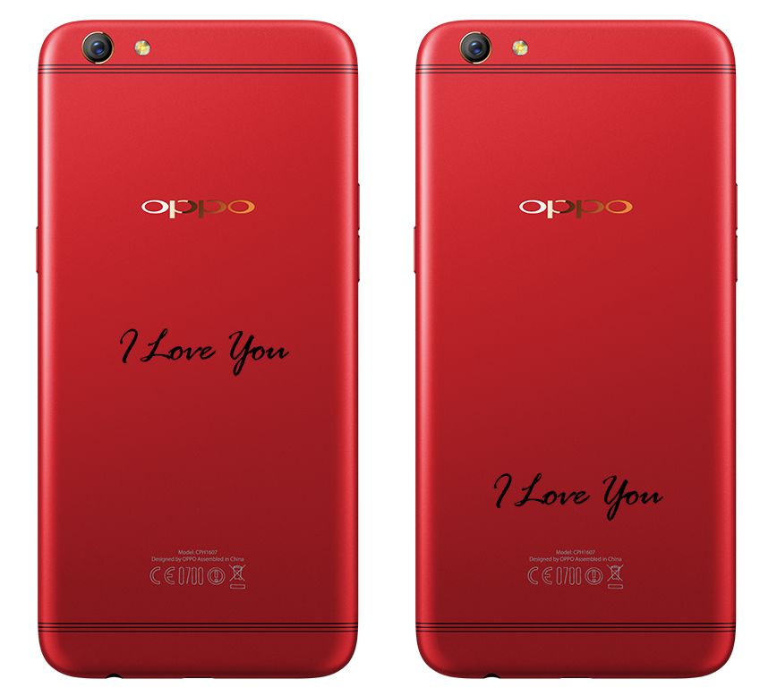 Oppo R9 Red Valentine Edition, especial para el día de los enamorados