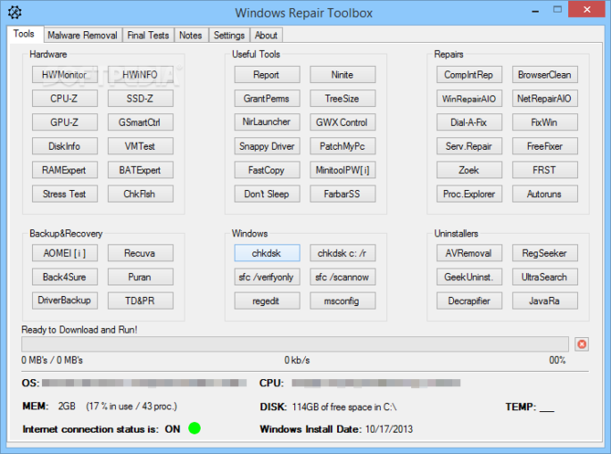 reparar windows 10