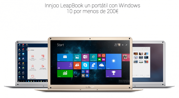 Innjoo LeapBook A100 unboxing de un portátil con Windows 10 por menos de 200€