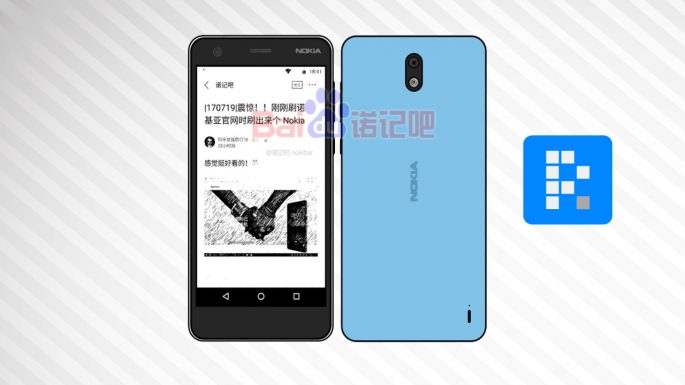Nokia 2 render azul